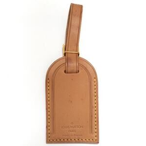 Authentic Louis Vuitton Vachetta Leather Luggage Name Tag LL